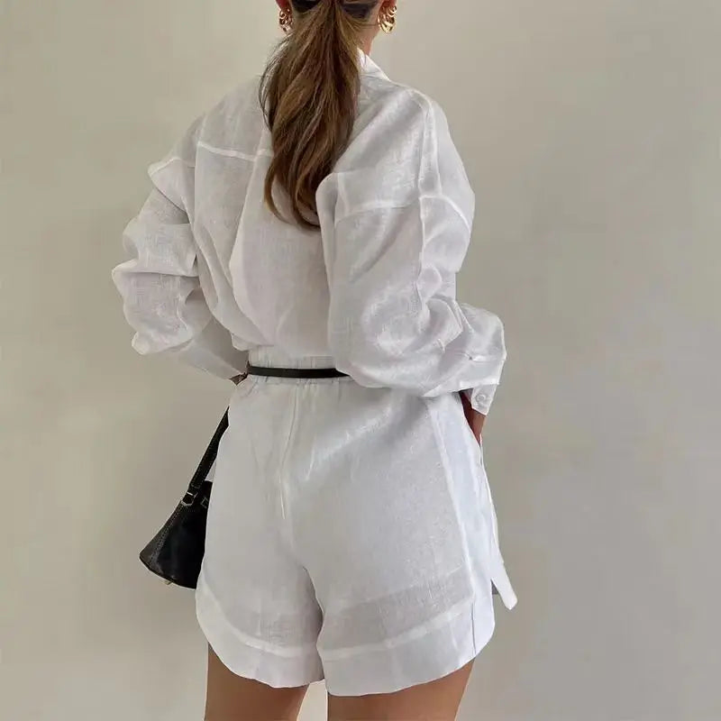 Conjunto Feminino Camisa e Short