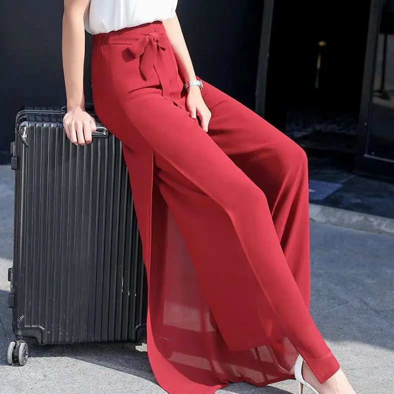 Calça Feminina Chiffon