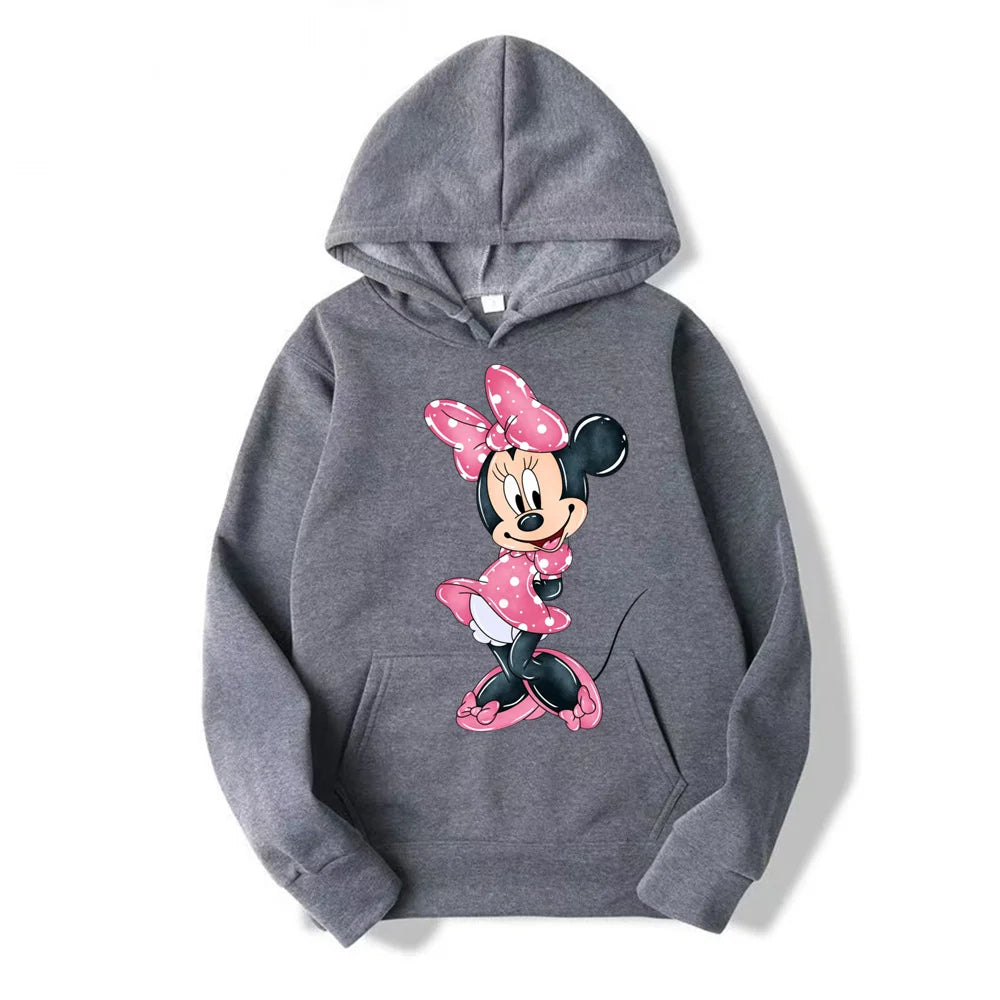 Moletom Feminino Minnie Mouse com Capuz