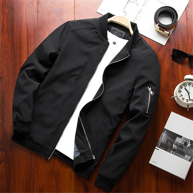Jaqueta Masculina Bomber Slim