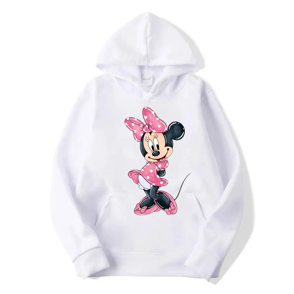 Moletom Feminino Minnie Mouse com Capuz