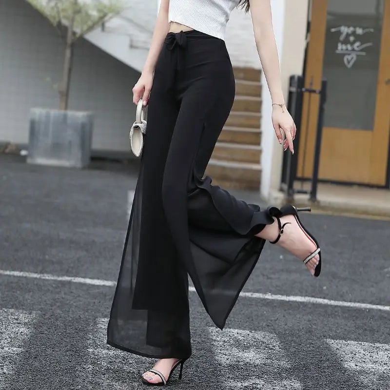 Calça Feminina Chiffon