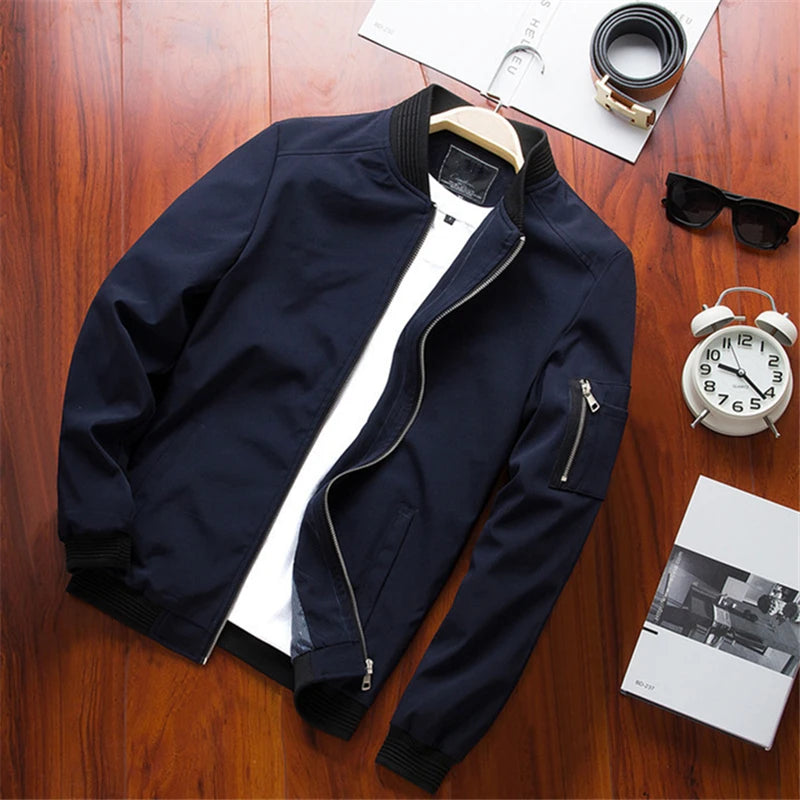 Jaqueta Masculina Bomber Slim