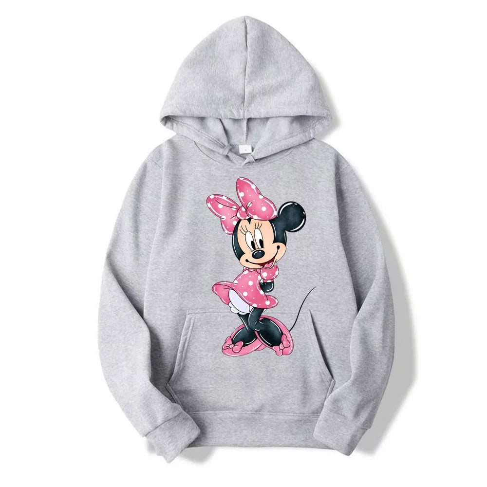 Moletom Feminino Minnie Mouse com Capuz