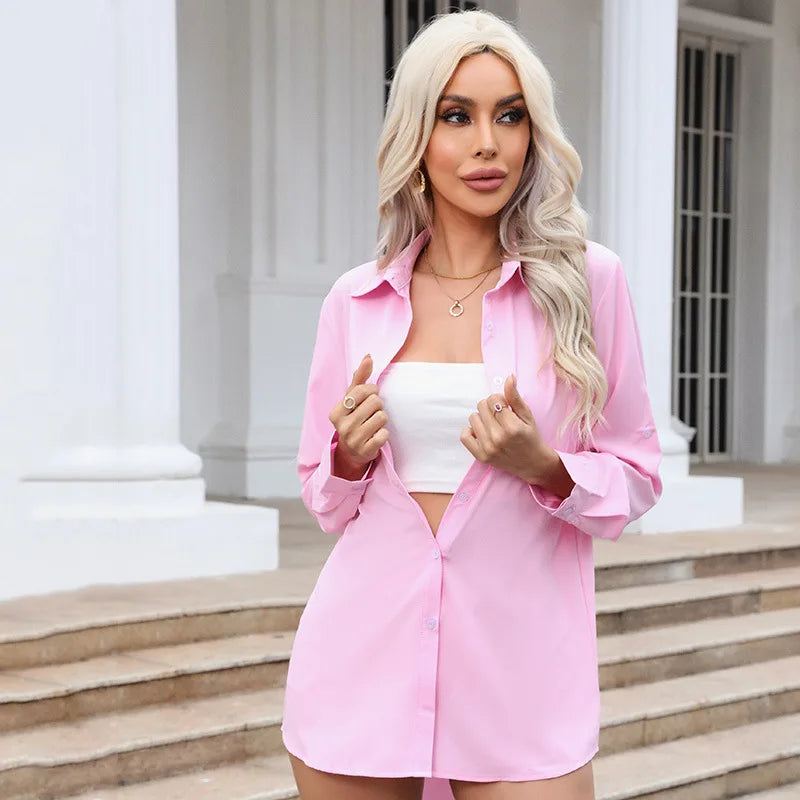 Camisa Feminina de Alfaiataria