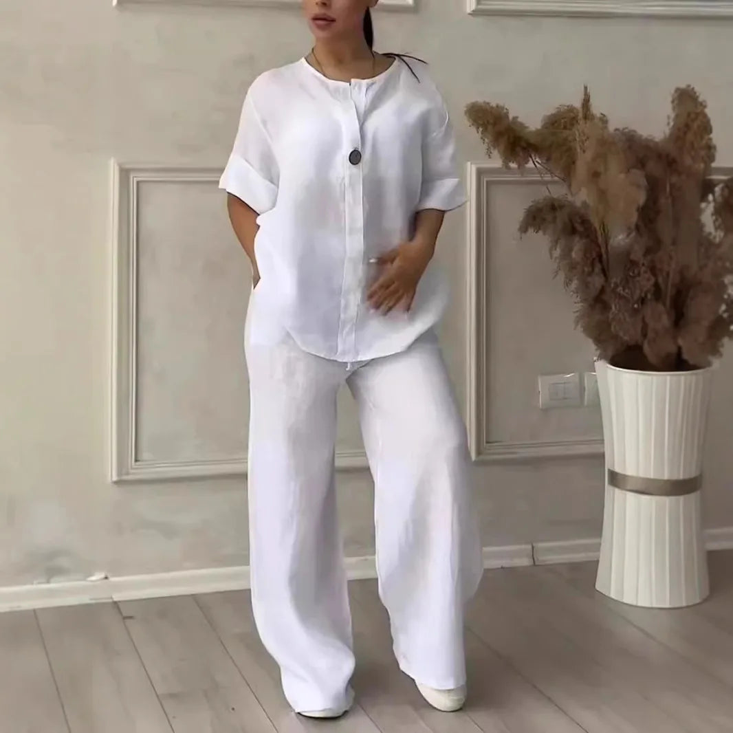 Conjunto Feminino 2 Peças – Camiseta e Calça