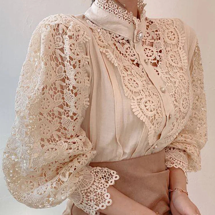 Blusa Feminina com Renda