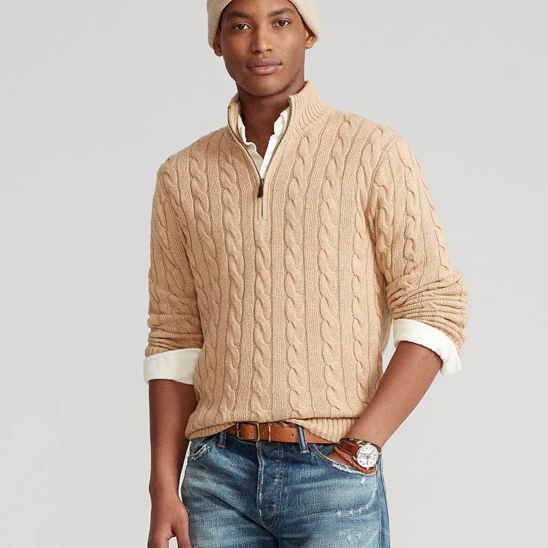 Suéter Masculino Trançado