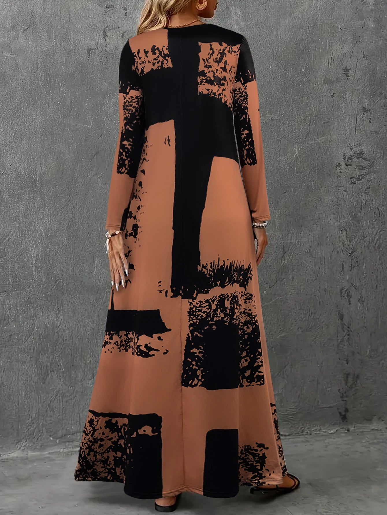 Vestido Longo Feminino Estampado