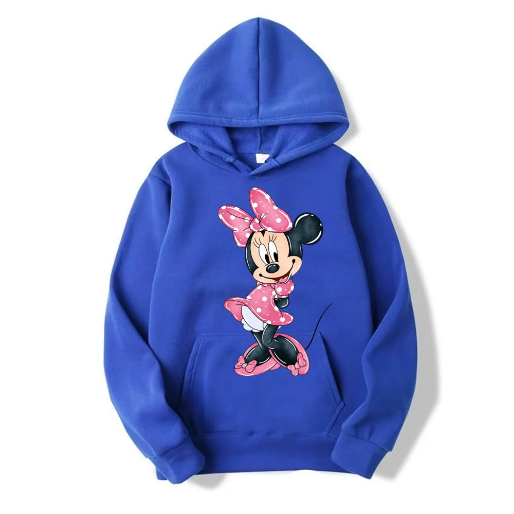Moletom Feminino Minnie Mouse com Capuz