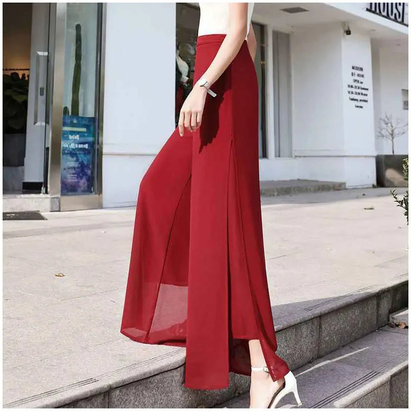 Calça Feminina Chiffon
