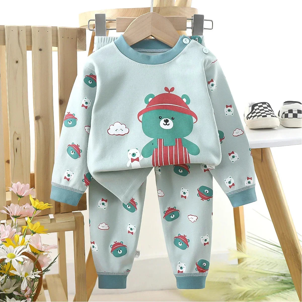Pijama Infantil Outono