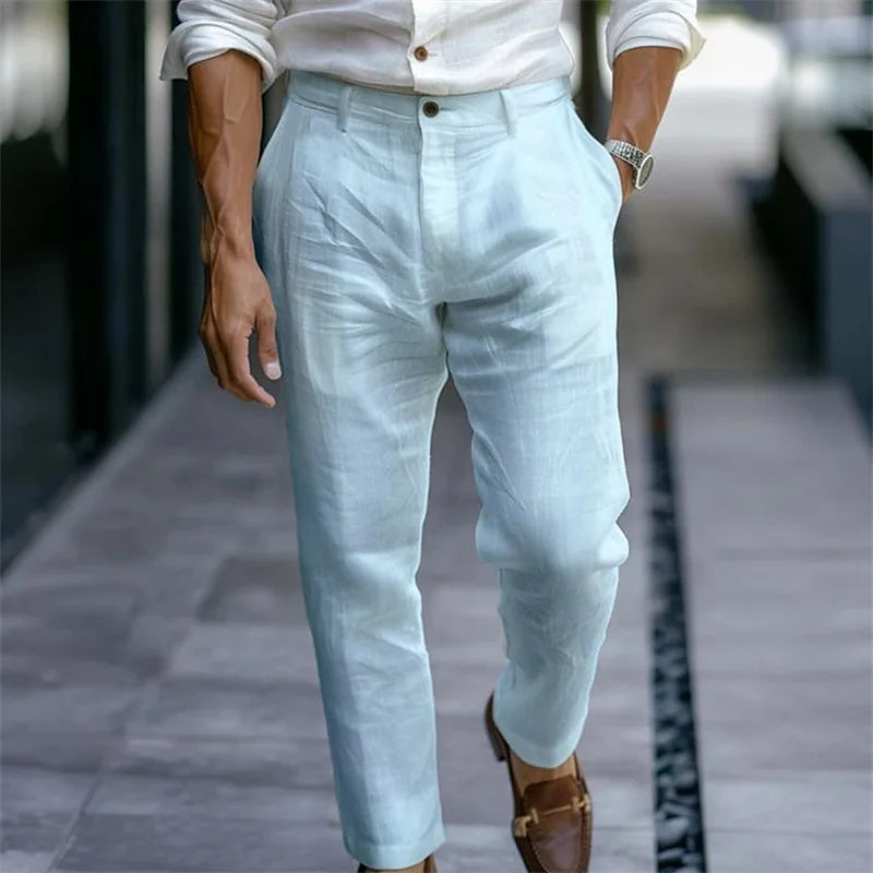 Calça Masculina em Linho