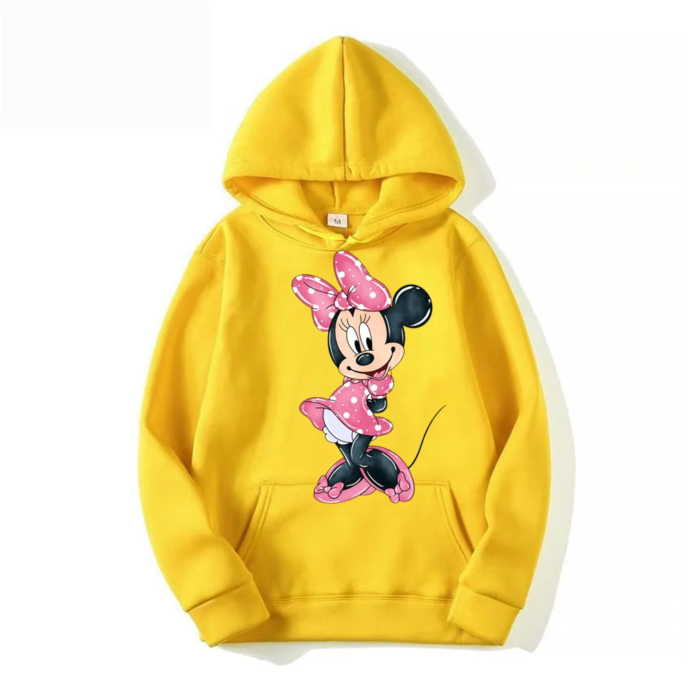 Moletom Feminino Minnie Mouse com Capuz
