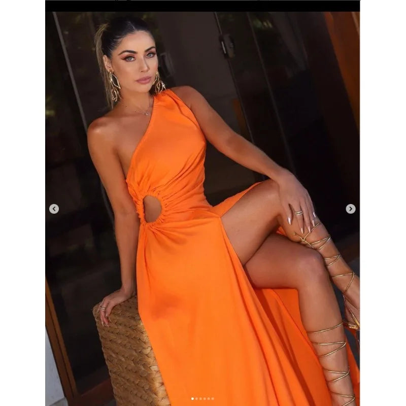 Vestido Sensual com Fenda