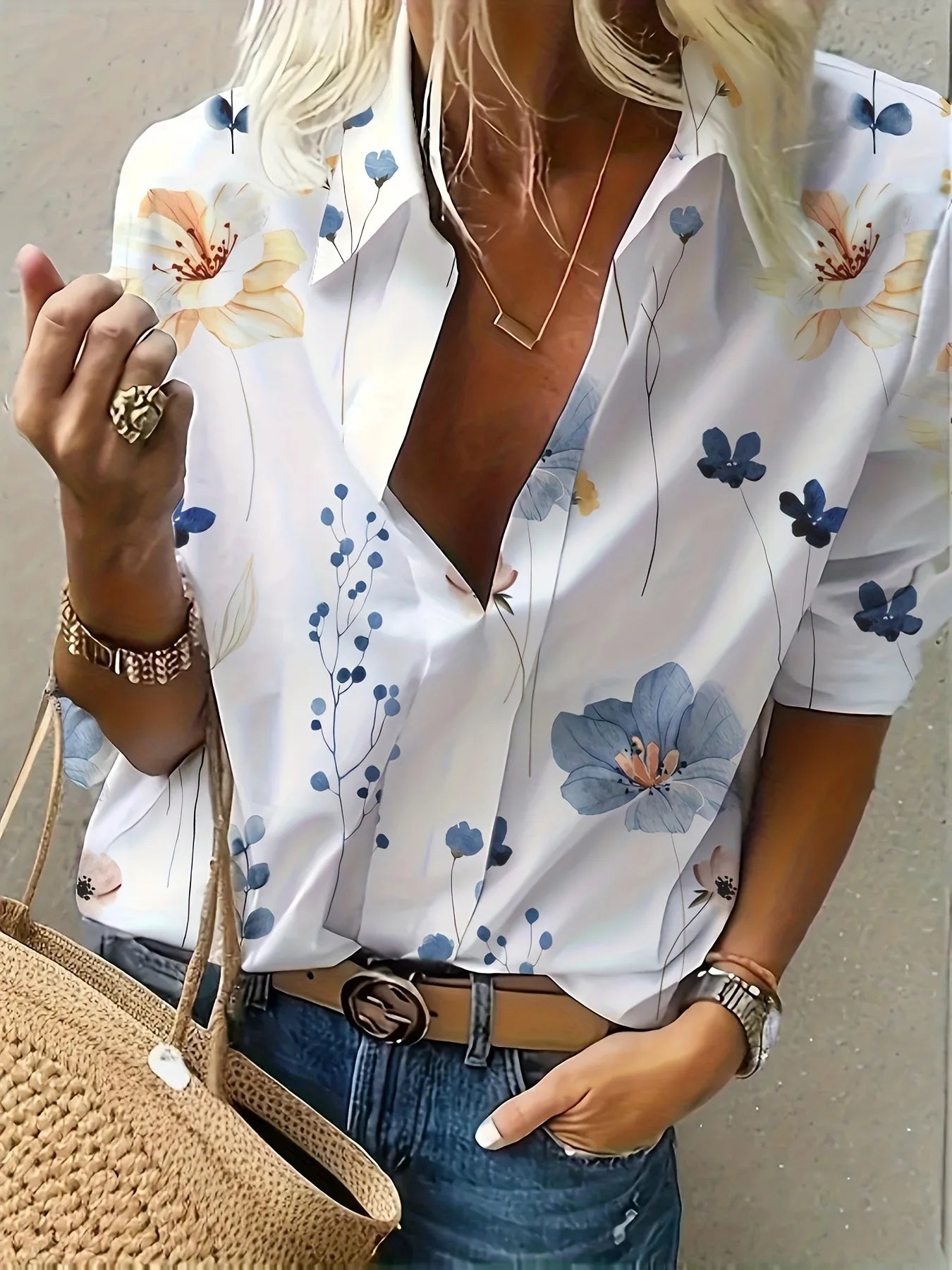 Camisa Manga Curta Feminina
