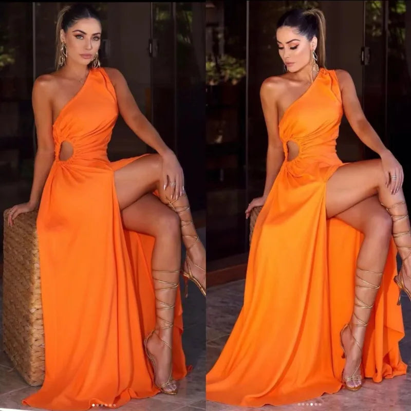 Vestido Sensual com Fenda