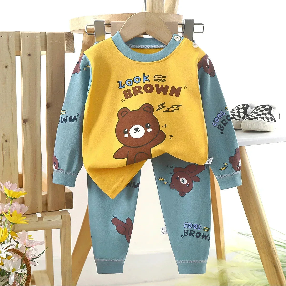 Pijama Infantil Outono