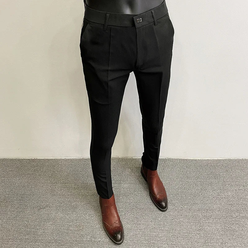 Calça Social Masculina Inverno Slim