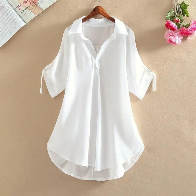 Blusa Feminina de Chiffon