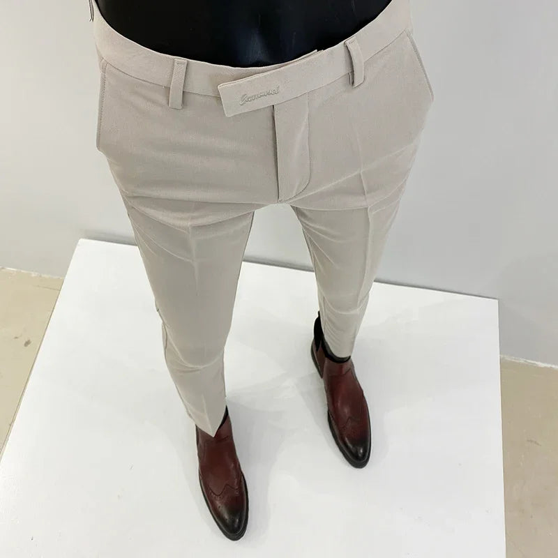 Calça Social Masculina Inverno Slim