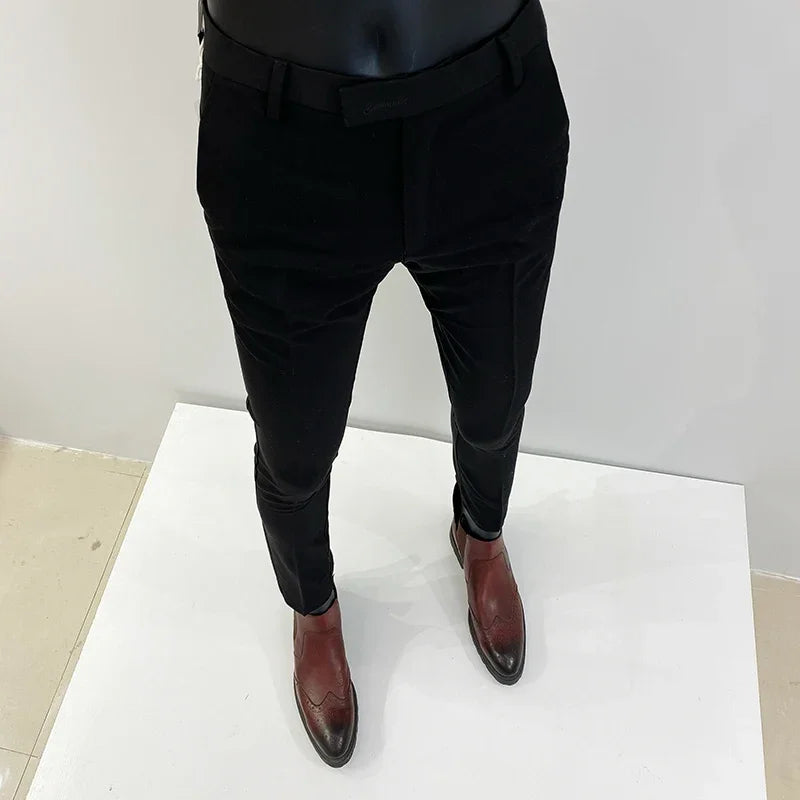 Calça Social Masculina Inverno Slim