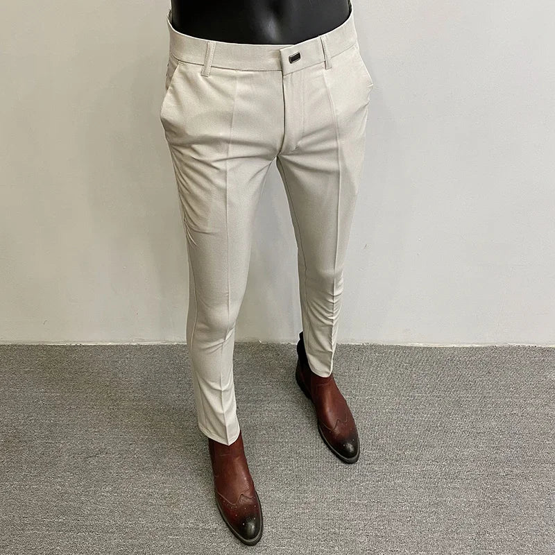 Calça Social Masculina Inverno Slim