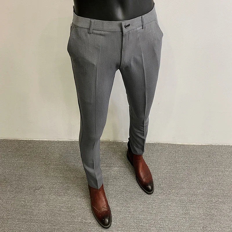 Calça Social Masculina Inverno Slim