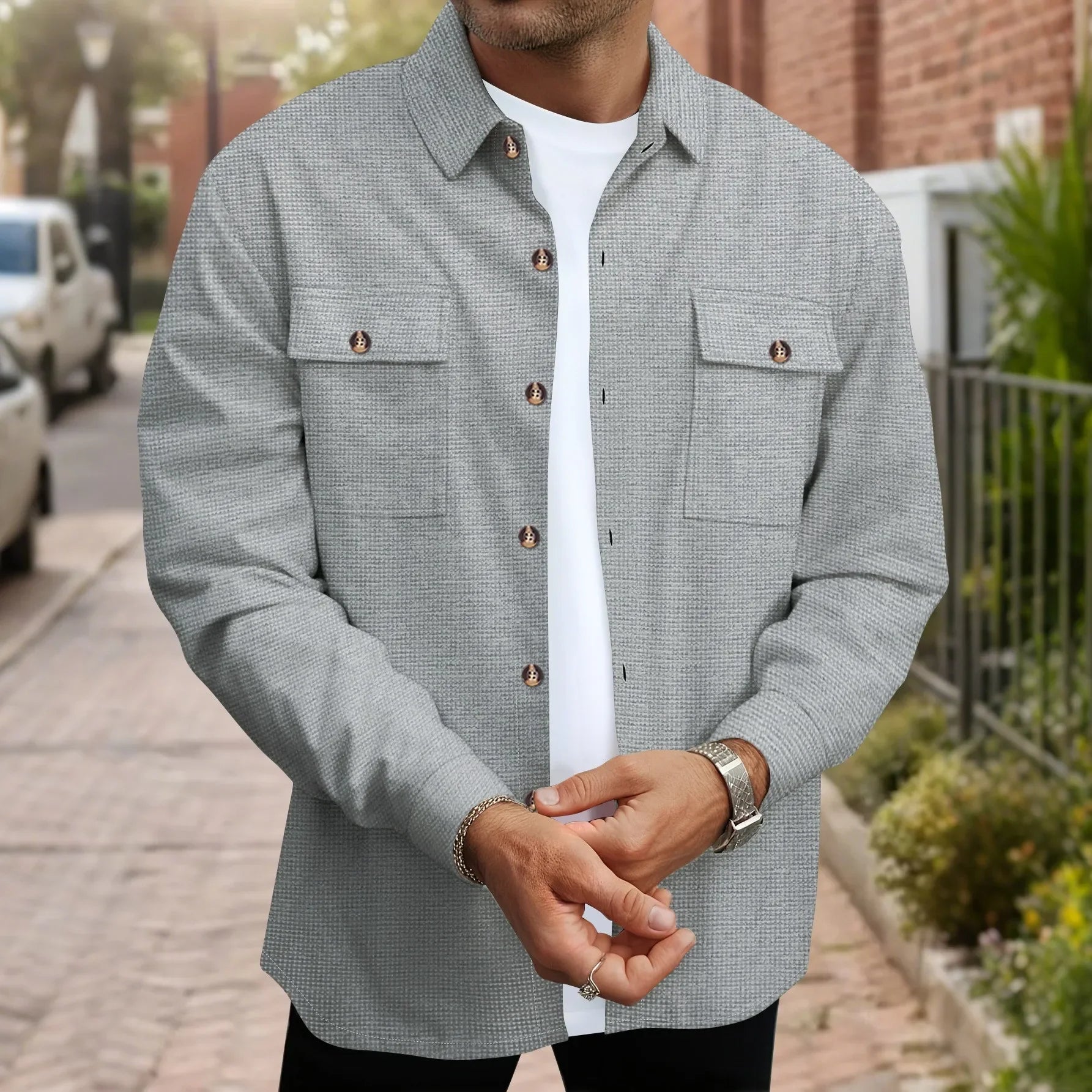 Camisa Masculina Casual