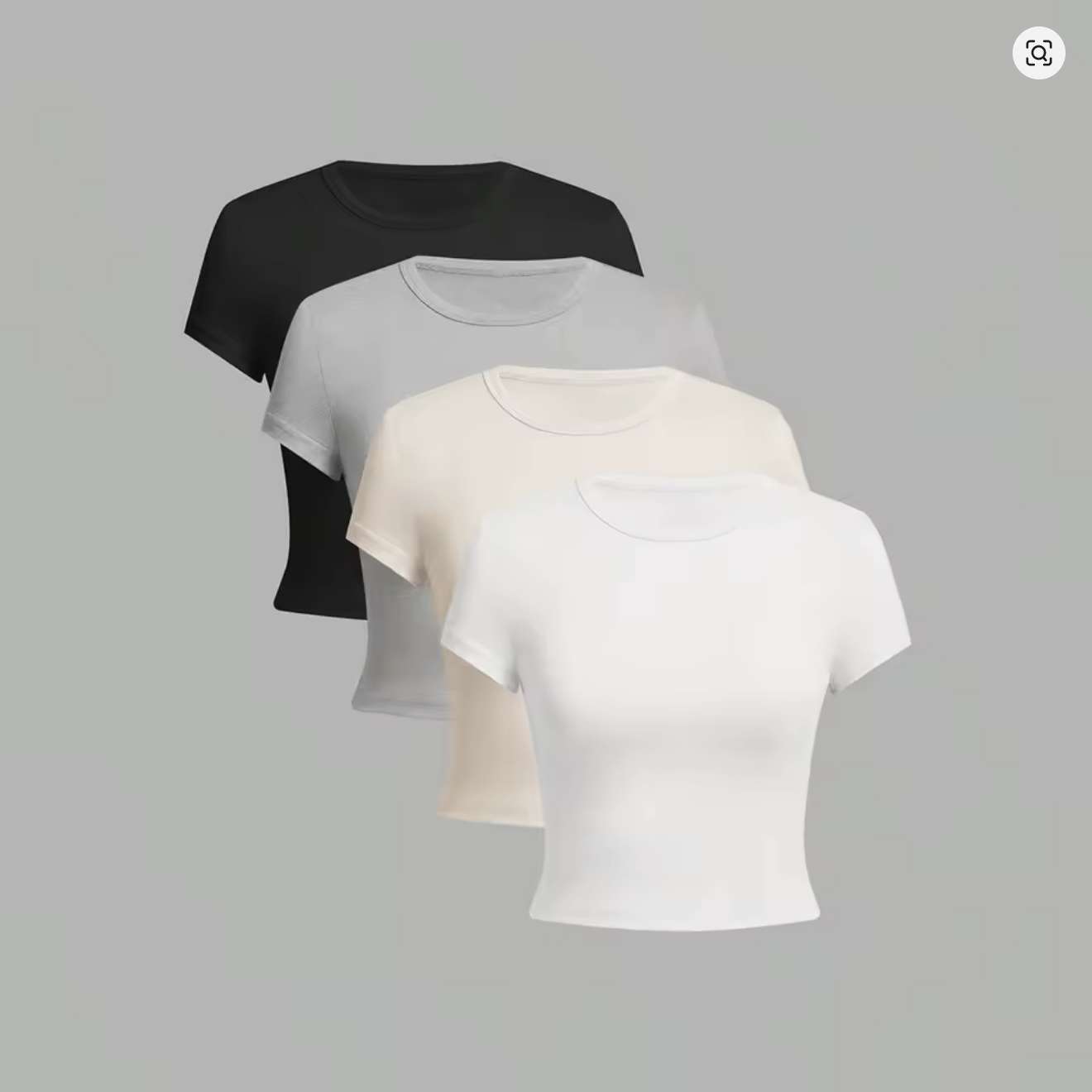 Kit com 04 Camisetas Básicas Femininas