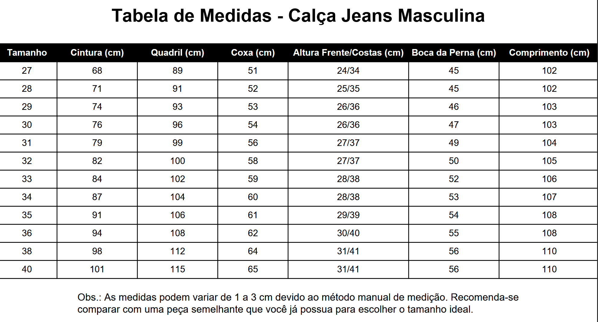 Calça Jeans Designer Clássico