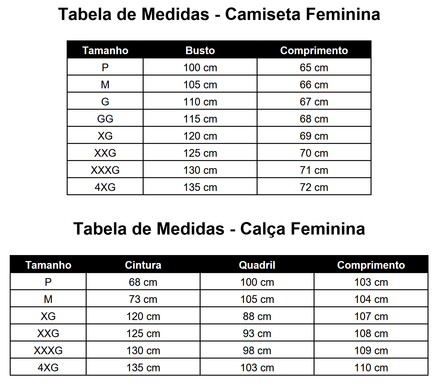 Conjunto Feminino 2 Peças – Camiseta e Calça