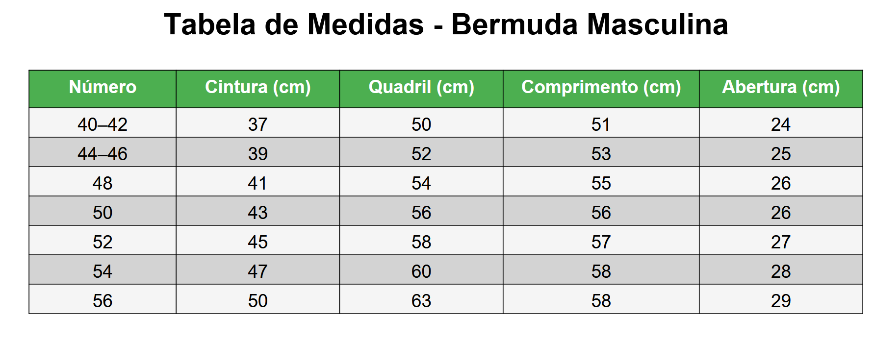 Bermuda Masculina Sarja