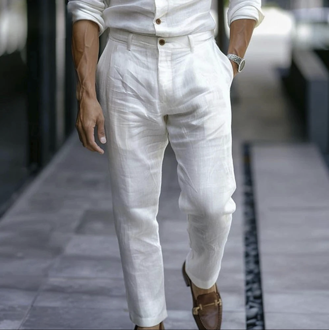 Calça Masculina em Linho