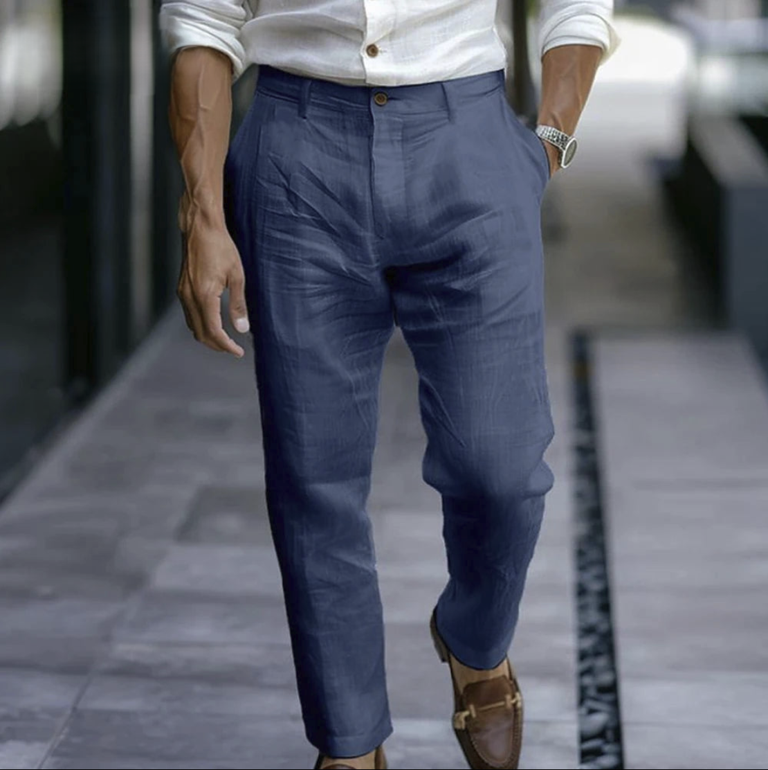 Calça Masculina em Linho