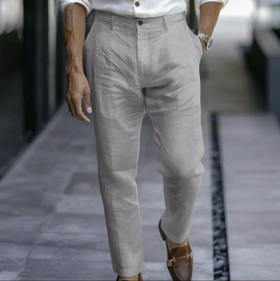 Calça Masculina em Linho