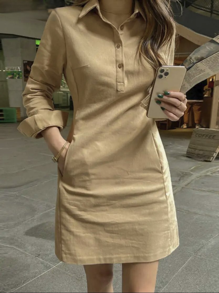 Vestido Feminino Manga Longa
