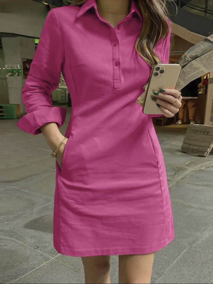 Vestido Feminino Manga Longa