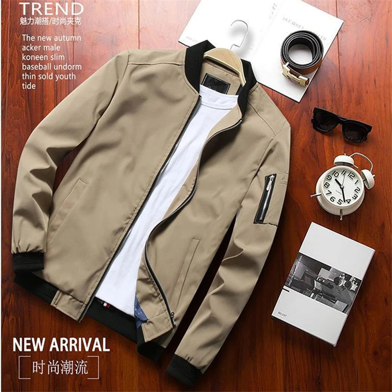 Jaqueta Masculina Bomber Slim