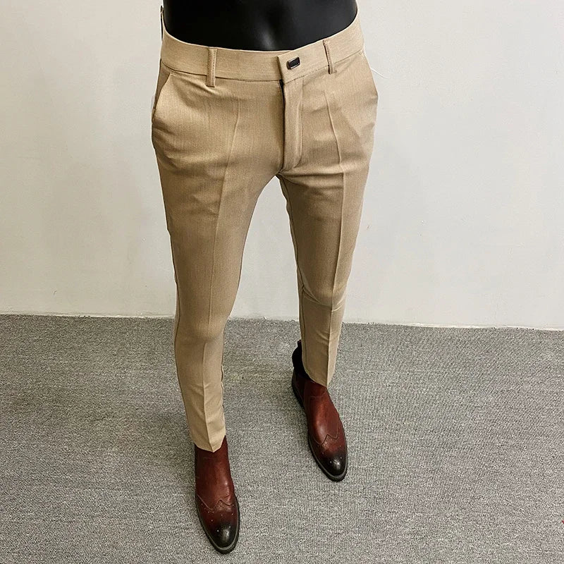 Calça Social Masculina Inverno Slim